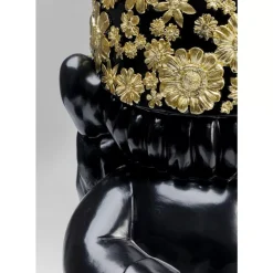 Deko & Geschenkartikel|KARE Design Deko Figur Zwerg Standing Schwarz Gold 61Cm