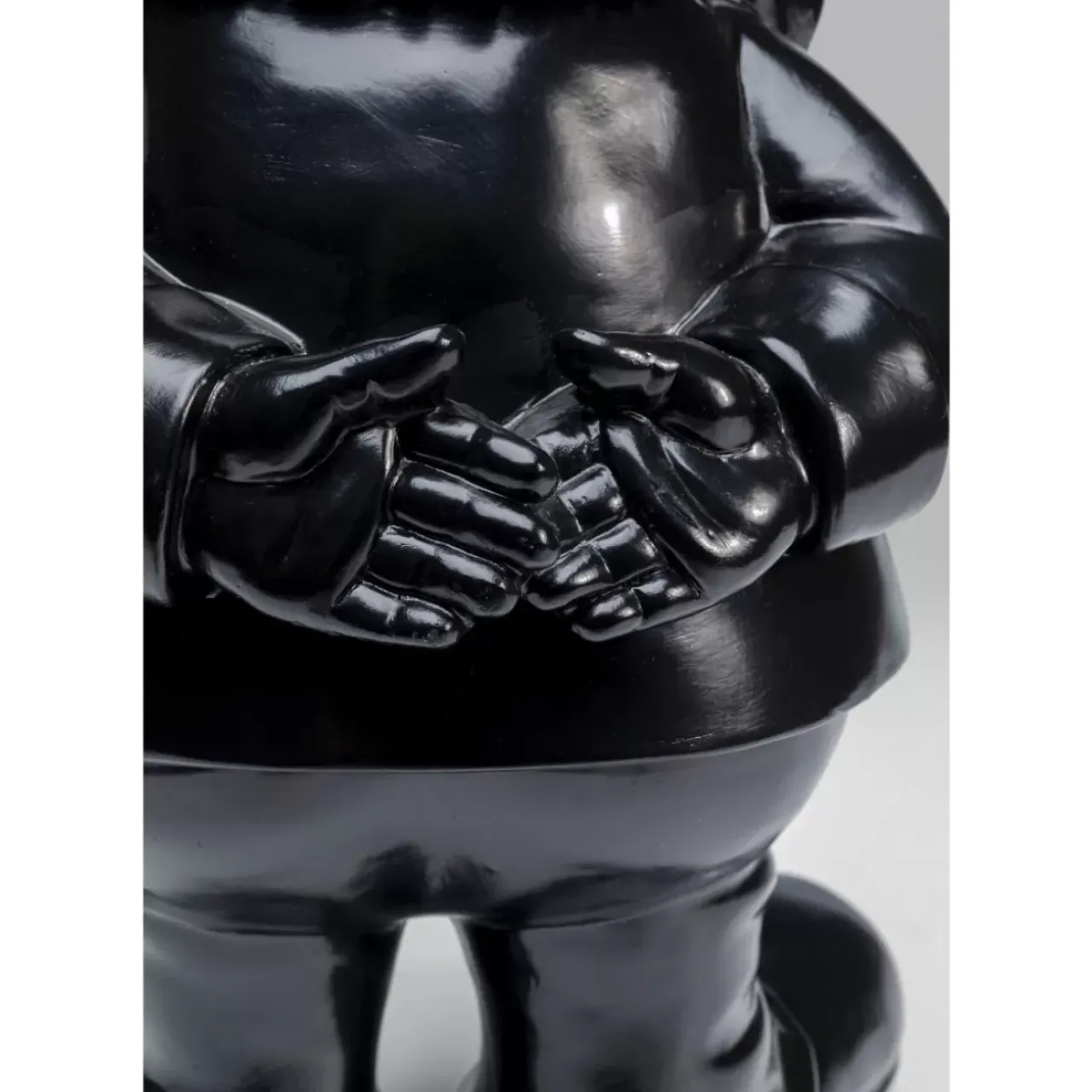 Deko & Geschenkartikel|KARE Design Deko Figur Zwerg Standing Schwarz Gold 61Cm