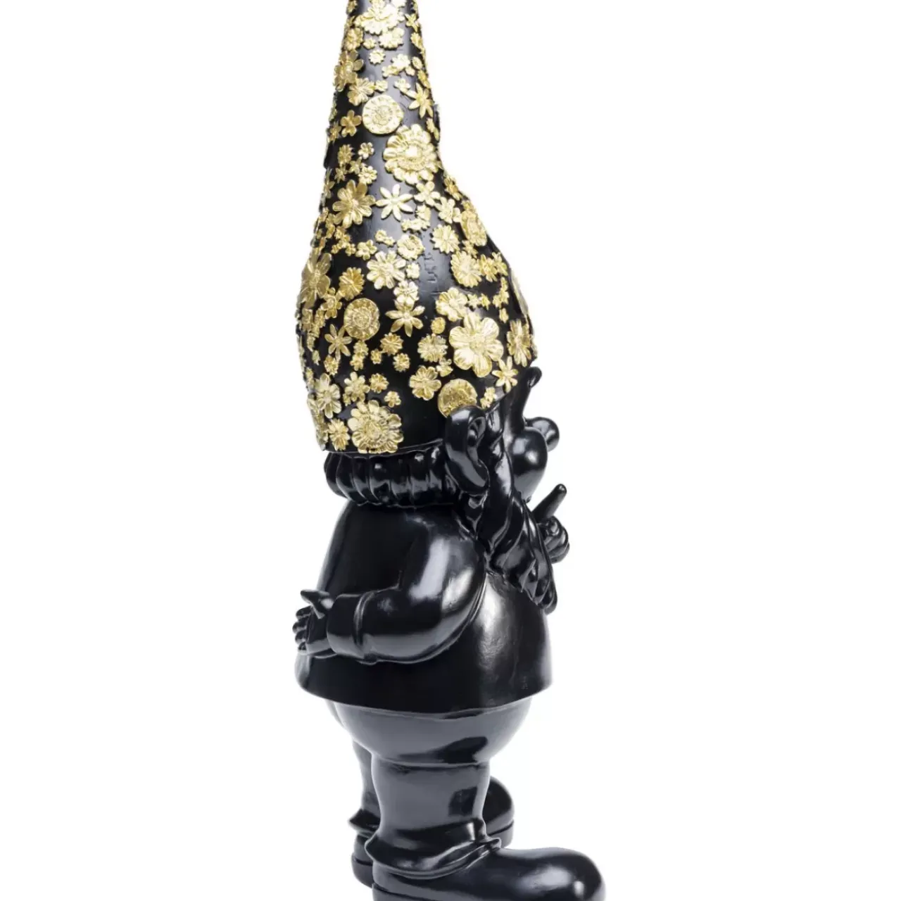 Deko & Geschenkartikel|KARE Design Deko Figur Zwerg Standing Schwarz Gold 46Cm