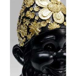 Deko & Geschenkartikel|KARE Design Deko Figur Zwerg Standing Schwarz Gold 30Cm