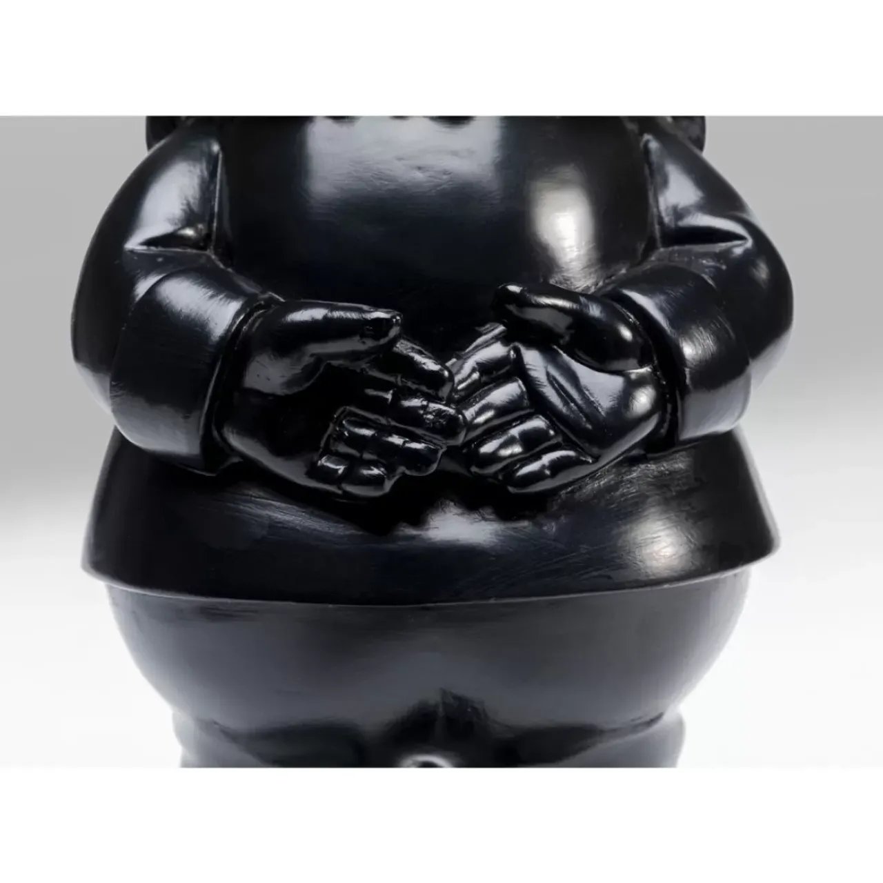 Deko & Geschenkartikel|KARE Design Deko Figur Zwerg Standing Schwarz Gold 30Cm