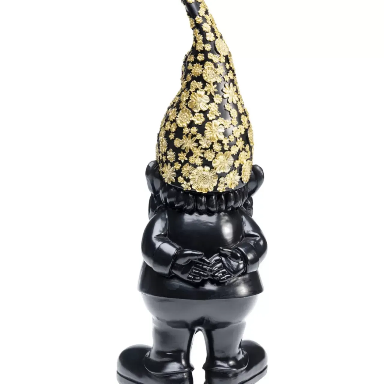 Deko & Geschenkartikel|KARE Design Deko Figur Zwerg Standing Schwarz Gold 30Cm
