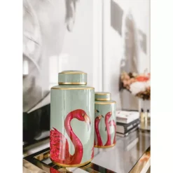 Deko & Geschenkartikel|KARE Design Deko Gefas Flamingos 29Cm