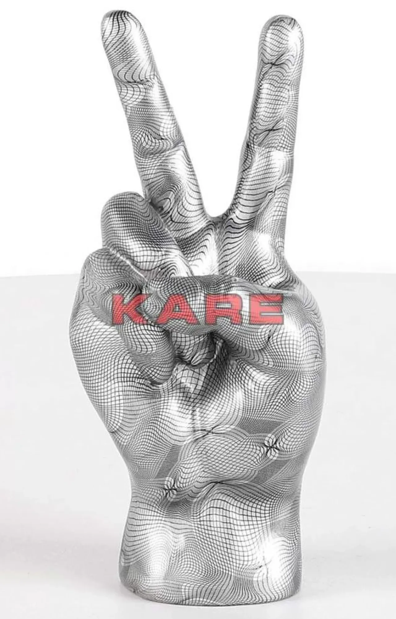 Deko & Geschenkartikel|KARE Design Deko Hand Victory Grau