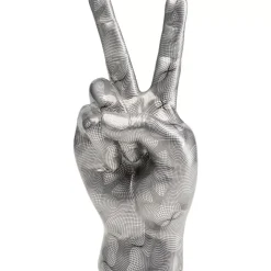 Deko & Geschenkartikel|KARE Design Deko Hand Victory Grau