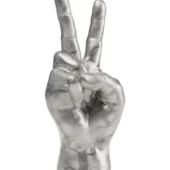 Deko & Geschenkartikel|KARE Design Deko Hand Victory Grau