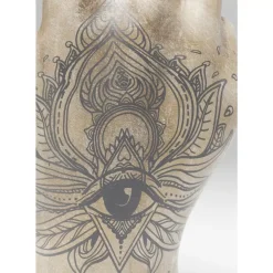 Deko & Geschenkartikel|KARE Design Deko Hand Victory Tattoo Eye 36Cm