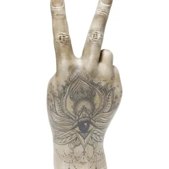 Deko & Geschenkartikel|KARE Design Deko Hand Victory Tattoo Eye 36Cm