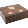 Deko & Geschenkartikel|KARE Design Deko Karten Box Gamble Wood (7/Tlg.)