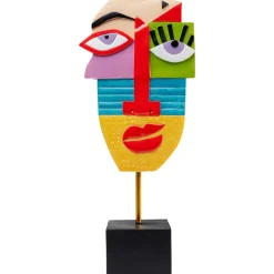 Deko & Geschenkartikel|KARE Design Deko Objekt Abstract Face Multicolour 52Cm