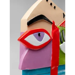 Deko & Geschenkartikel|KARE Design Deko Objekt Abstract Face Multicolour 52Cm