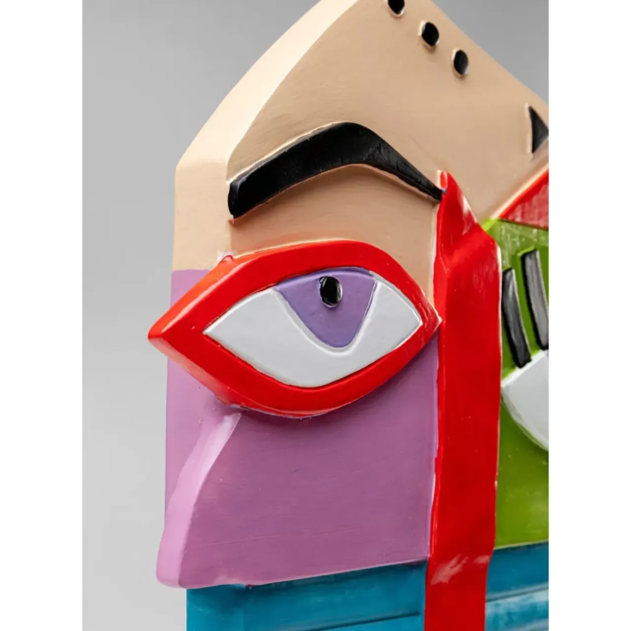 Deko & Geschenkartikel|KARE Design Deko Objekt Abstract Face Multicolour 52Cm