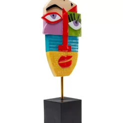 Deko & Geschenkartikel|KARE Design Deko Objekt Abstract Face Multicolour 52Cm