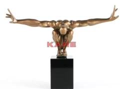 Deko & Geschenkartikel|KARE Design Deko Objekt Athlet Bronze
