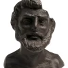 Deko & Geschenkartikel|KARE Design Deko Objekt Bearded Man Anthrazit 11Cm
