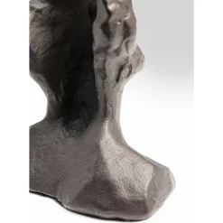 Deko & Geschenkartikel|KARE Design Deko Objekt Bearded Man Anthrazit 11Cm