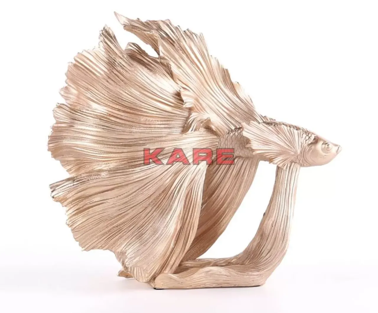 Deko & Geschenkartikel|KARE Design Deko Objekt Betta Fish Gold Klein
