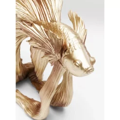 Deko & Geschenkartikel|KARE Design Deko Objekt Betta Fish Gold Klein