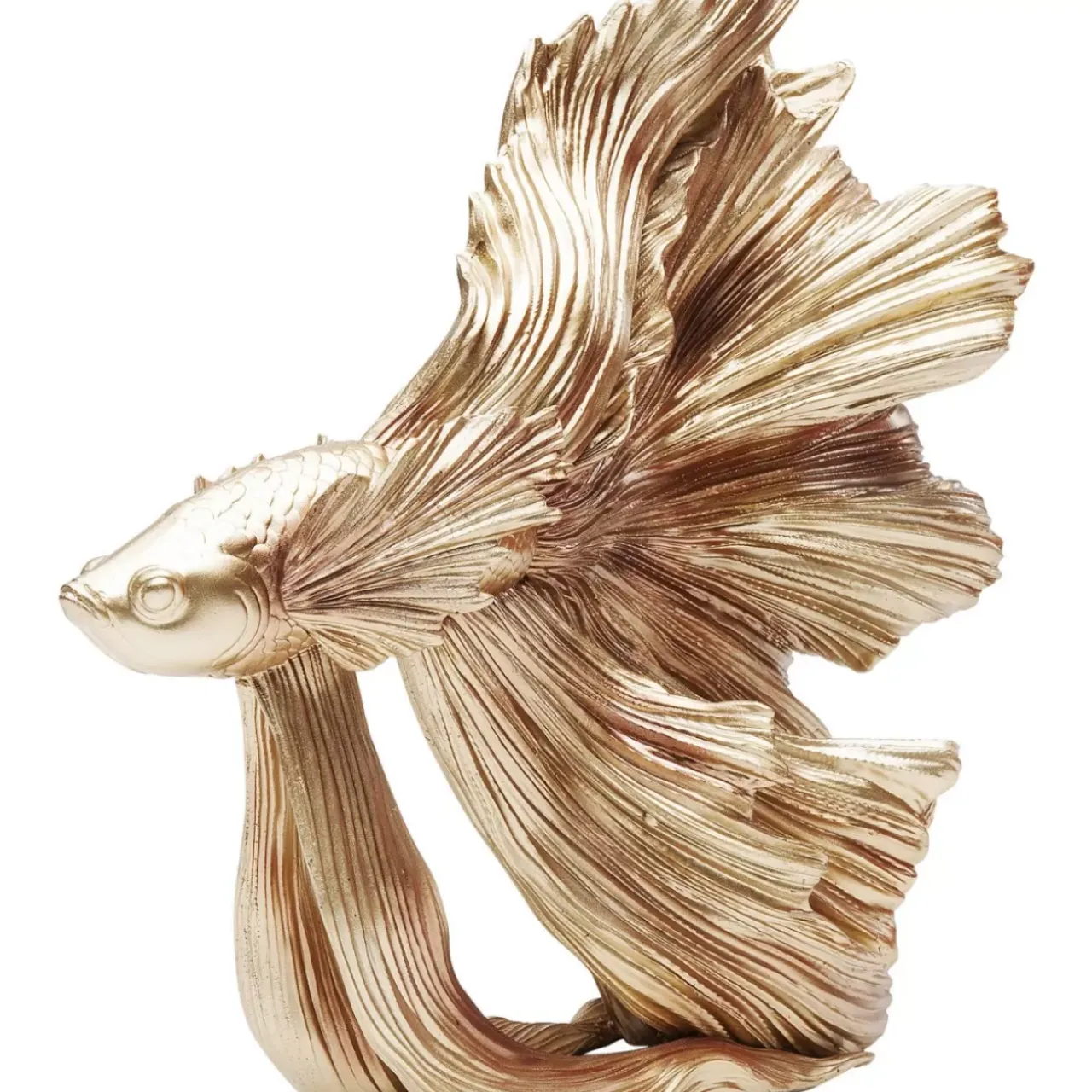 Deko & Geschenkartikel|KARE Design Deko Objekt Betta Fish Gold Klein