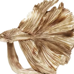 Deko & Geschenkartikel|KARE Design Deko Objekt Betta Fish Gold Klein