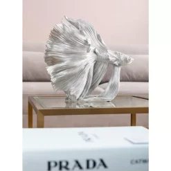 Deko & Geschenkartikel|KARE Design Deko Objekt Betta Fish Silber Klein