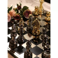 Sonstiges & Zubehör Accessoires|KARE Design Deko Objekt Chess 60X60