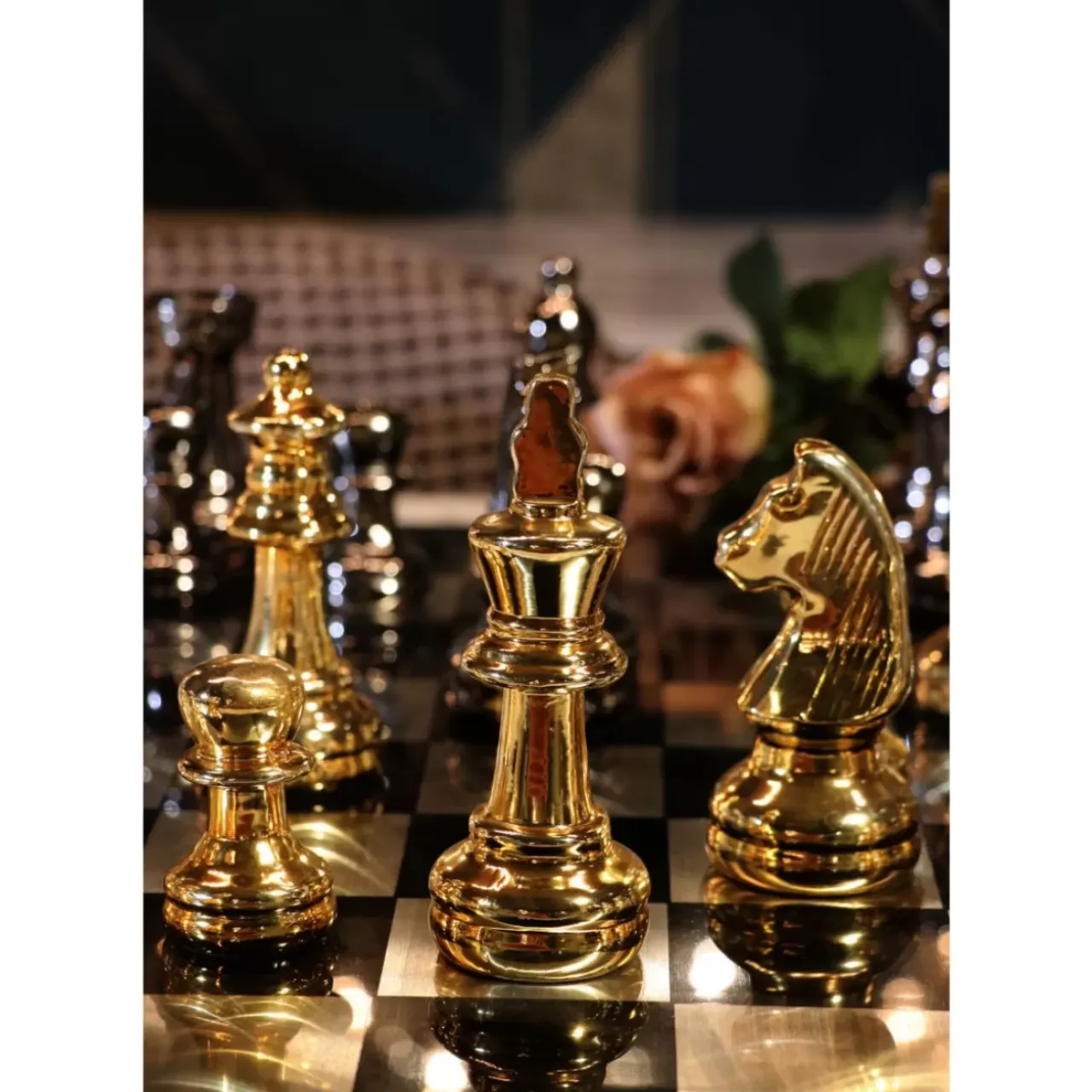 Sonstiges & Zubehör Accessoires|KARE Design Deko Objekt Chess 60X60