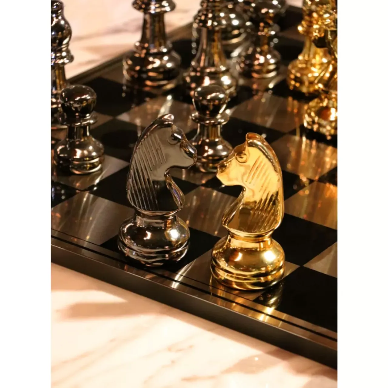Sonstiges & Zubehör Accessoires|KARE Design Deko Objekt Chess 60X60