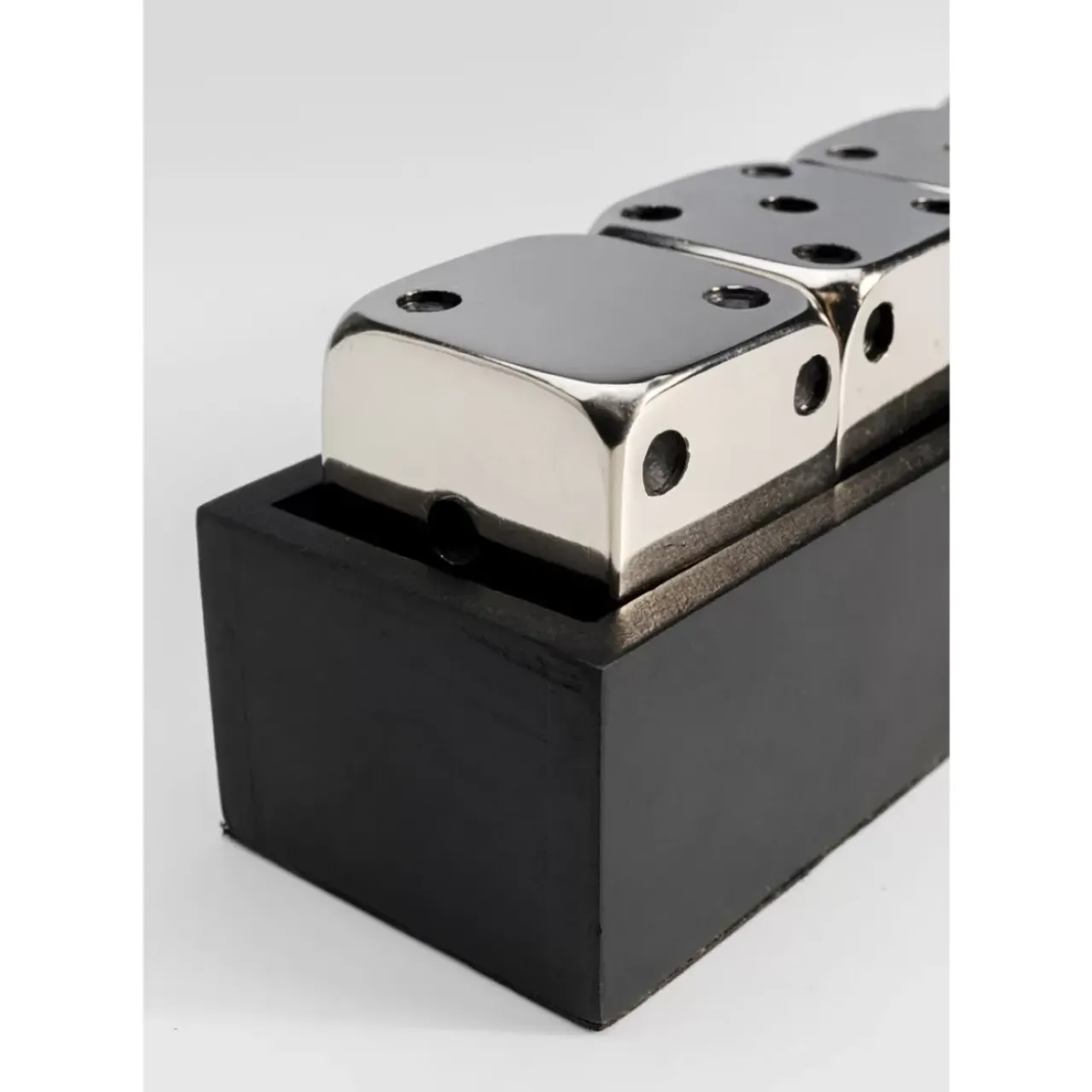 Sonstiges & Zubehör Accessoires|KARE Design Deko Objekt Dices Silber 20X6Cm