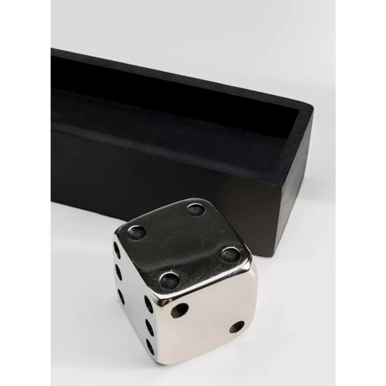 Sonstiges & Zubehör Accessoires|KARE Design Deko Objekt Dices Silber 20X6Cm