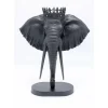 Deko & Geschenkartikel|KARE Design Deko Objekt Elephant Royal Schwarz 57Cm