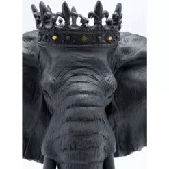 Deko & Geschenkartikel|KARE Design Deko Objekt Elephant Royal Schwarz 57Cm