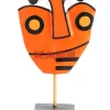 Deko & Geschenkartikel|KARE Design Deko Objekt Face Orange 50Cm