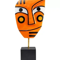 Deko & Geschenkartikel|KARE Design Deko Objekt Face Orange 50Cm