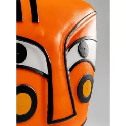 Deko & Geschenkartikel|KARE Design Deko Objekt Face Orange 50Cm