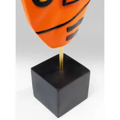 Deko & Geschenkartikel|KARE Design Deko Objekt Face Orange 50Cm