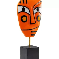 Deko & Geschenkartikel|KARE Design Deko Objekt Face Orange 50Cm