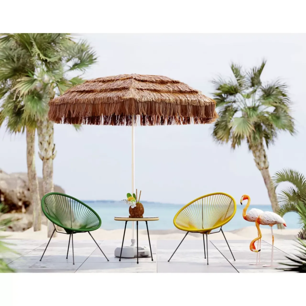 Deko & Geschenkartikel|KARE Design Deko Objekt Flamingo Road 75Cm