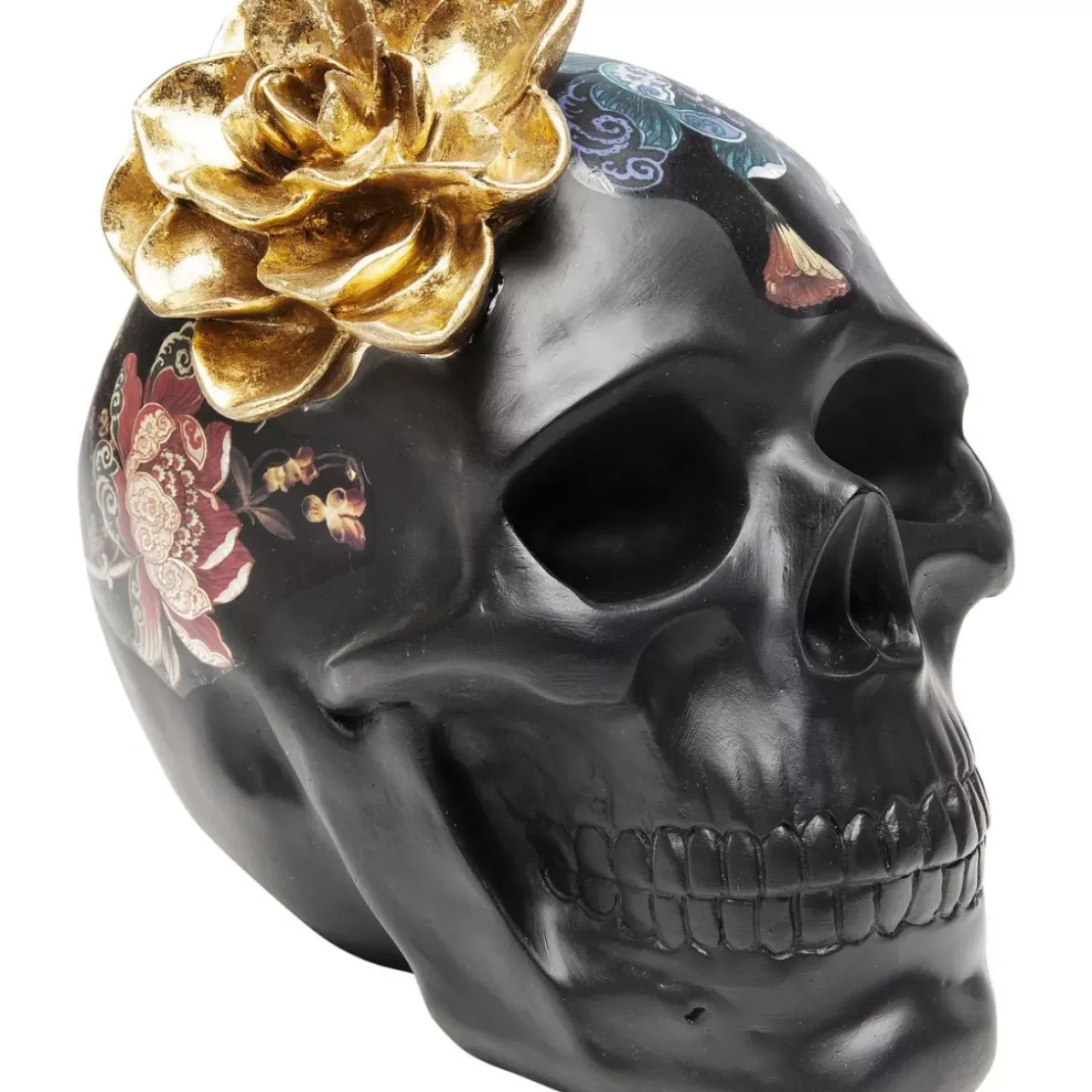 Deko & Geschenkartikel|KARE Design Deko Objekt Flower Skull 22Cm