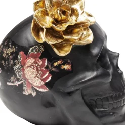 Deko & Geschenkartikel|KARE Design Deko Objekt Flower Skull 22Cm