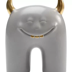 Deko & Geschenkartikel|KARE Design Deko Objekt Funny Teeth Grau 15Cm