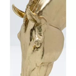 Deko & Geschenkartikel|KARE Design Deko Objekt Horse Face Gold 57Cm