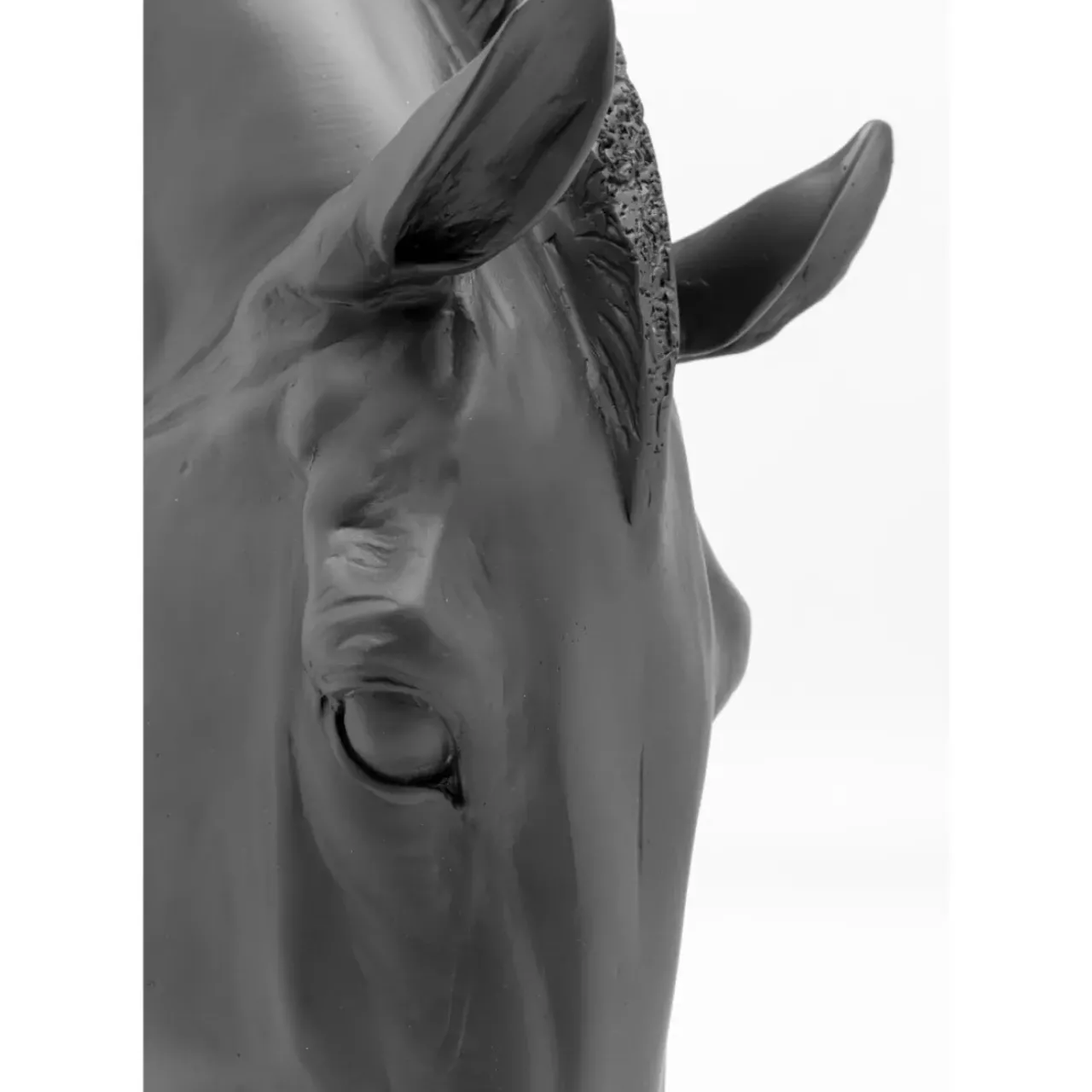 Deko & Geschenkartikel|KARE Design Deko Objekt Horse Face Schwarz 57Cm
