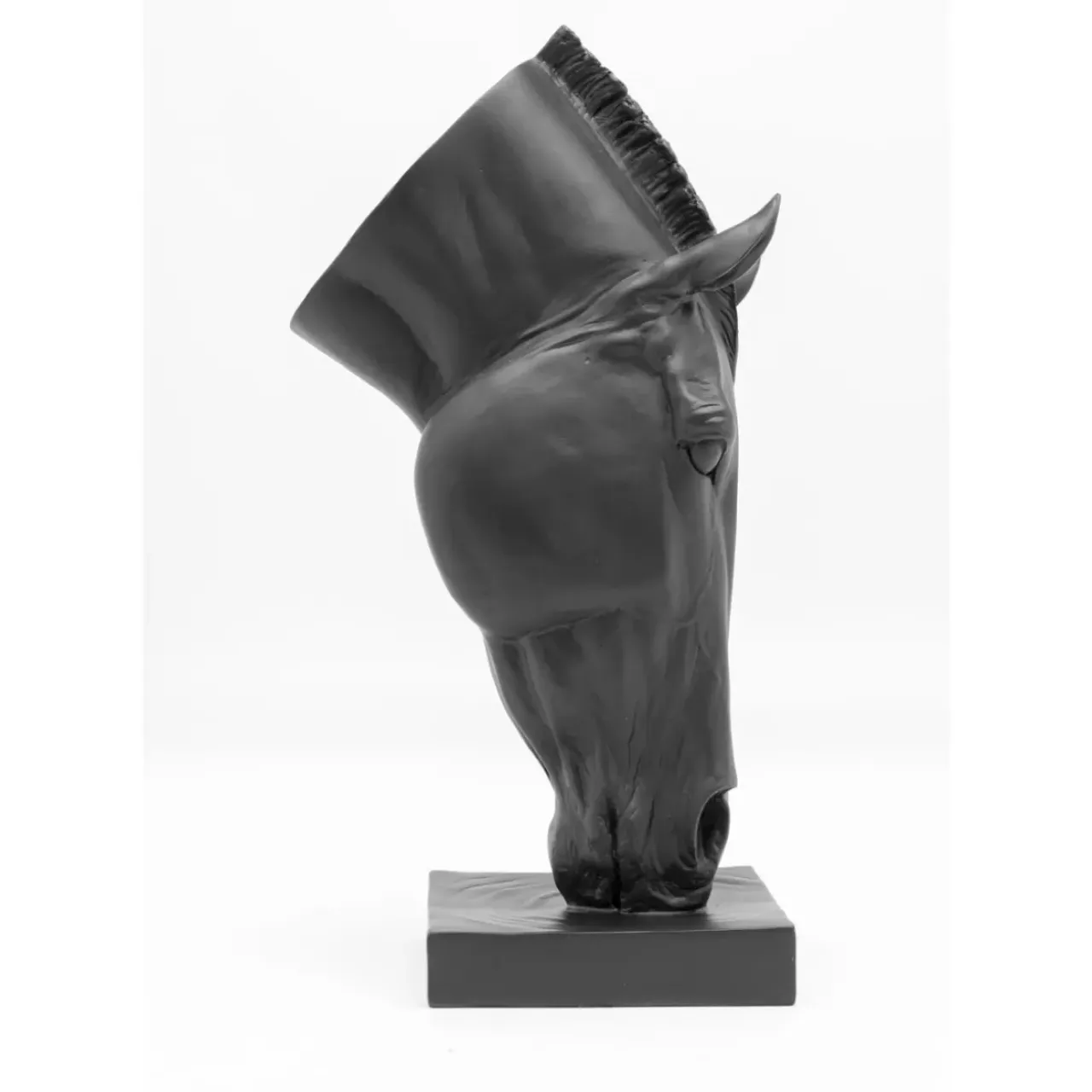 Deko & Geschenkartikel|KARE Design Deko Objekt Horse Face Schwarz 57Cm