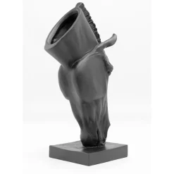 Deko & Geschenkartikel|KARE Design Deko Objekt Horse Face Schwarz 57Cm
