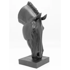 Deko & Geschenkartikel|KARE Design Deko Objekt Horse Face Schwarz 72Cm