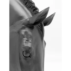 Deko & Geschenkartikel|KARE Design Deko Objekt Horse Face Schwarz 72Cm