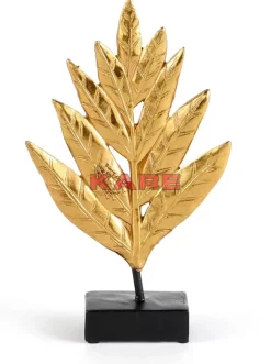 Deko & Geschenkartikel|KARE Design Deko Objekt Leaves Gold 15Cm