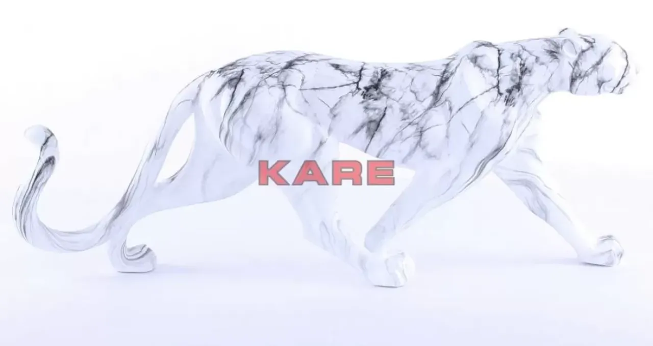 Deko & Geschenkartikel|KARE Design Deko Objekt Leopard Marble 129Cm