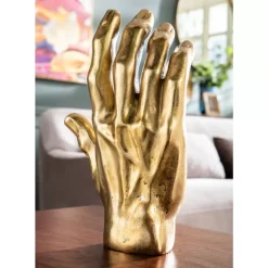 Deko & Geschenkartikel|KARE Design Deko Objekt Mano Gold